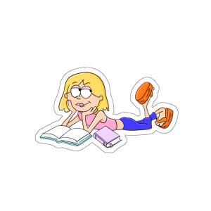 Lizzie McGuire Bookish Sticker: Kindle, Laptop, Journal Decal