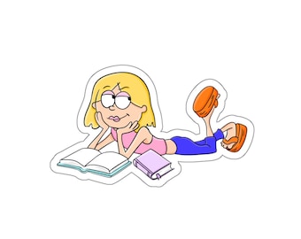 Pegatina de Lizzie McGuire para libros: calcomanía para Kindle, portátil y diario