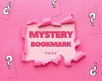 Paquete de marcapáginas misteriosos para amantes de la lectura