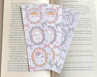 Marcapáginas de otoño fantasma: Hazlo tú mismo con temática otoñal, coloréalo tú mismo