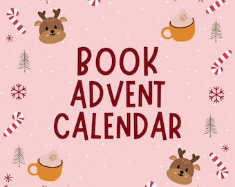 Calendario de adviento de libros, 6 o 12 días de libros, cita a ciegas con un libro, caja misteriosa, regalo para amantes de los libros, cumpleaños de amantes de los libros, regalo de vacaciones, Booktok