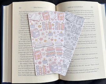 Marcapáginas de flores para colorear: un regalo de libros DIY