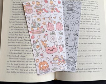 Marcador de otoño de ganso: Hazlo tú mismo con temática otoñal, coloréalo tú mismo