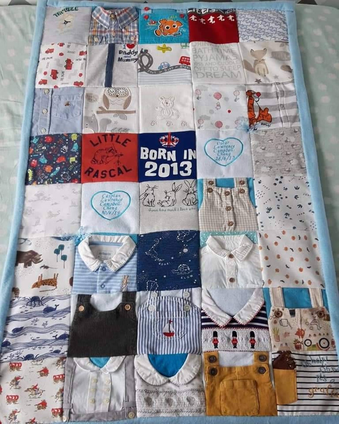 Memory blankets with fleece backing Etsy