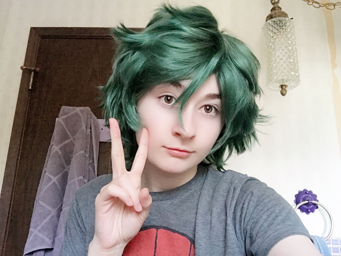 Izuku Midoriya Deku Styled Wig Etsy
