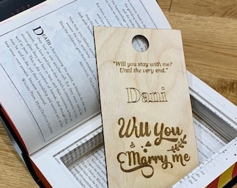 Personalised Wooden Insert (for those who forgot to select this option with our hollow book order)