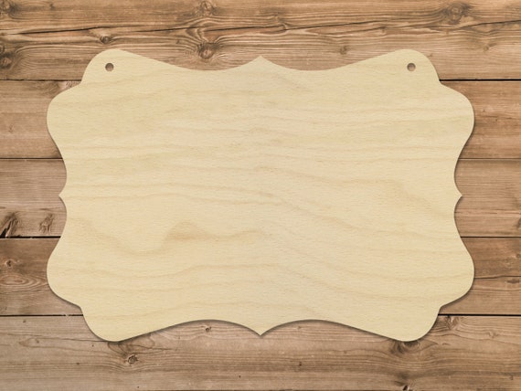 Wooden Plaque Various Sizes Unfinished DIY Wood Craft To Sell Ready to  Paint Wood Wooden Stacked Cutout - Woodcraft Patterns