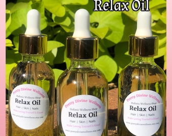 Relax face skin & hair oil