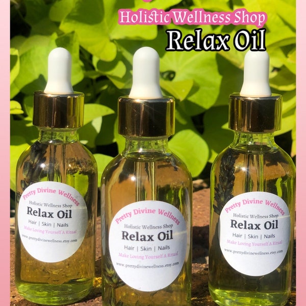 Relax face skin & hair oil