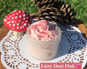 Magical Glow Up Fairy Dust Pink Shimmer Shea Body Butter