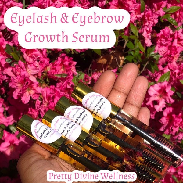 Vegan Eyelash and Eyebrow Growth Serum