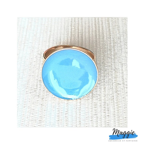 Bague Mina bleue