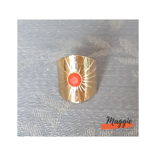 Bague Jasmine orangé