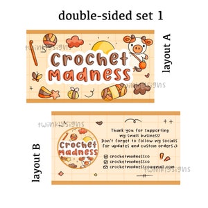 Custom Cute Hand-Drawn Business Card/Thank You Card | Twinklysigns logos