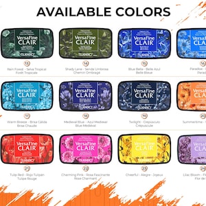 Tsukineko VersaFine Clair Ink Pad | Fine Detail, Fast Drying image 2