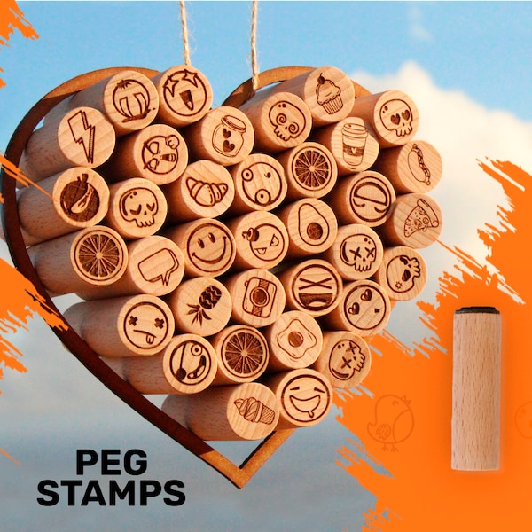 Mini-Stempel – Mini-Stempel – Peg-Stempel