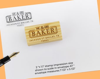 Return address stamp  | Return Address Stamp Mountain | Custom Address Stamp | Personalized Stamp | Wedding Stamp |  Address stamp