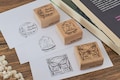 Custom Ex Libris Book Stamp - Personalized Rubber Stamp for Book Lovers - Handmade Wooden Handle - Perfect for Bookplate Gifts product logo