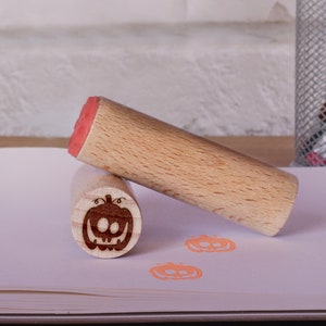 Pumpkin Rubber Stamp, Halloween Spooky rubber stamp