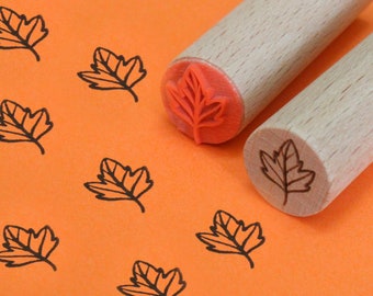 Leaves Rubber Stamp, Plants Mini Stamp