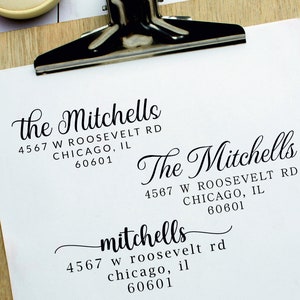 Return Address Stamp - Address stamp personalized- Custom Address Stamp - Signature Address Stamp