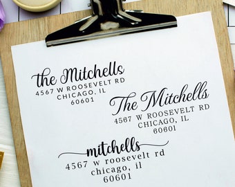 Return Address Stamp - Address stamp personalized- Custom Address Stamp - Signature Address Stamp