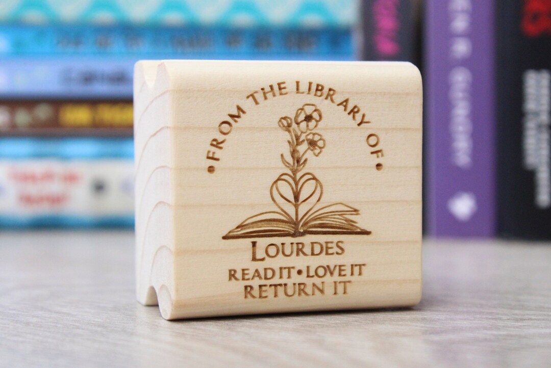 Ex Library Stamp Library Stamp Personalizedcustom Ex Libris Stamppersonalized Book ...
