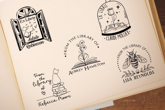From the Library of Stamp Ex Libris Stamp Personalized Book Stamp Library  Stamp Personalized Perfect Gift -  Ireland
