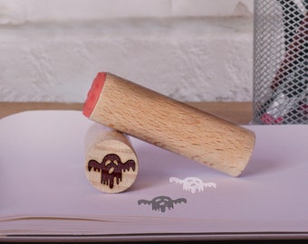 Ghost Rubber Stamp, Halloween Spooky rubber stamp