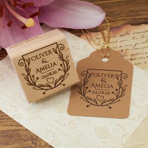 Custom Wedding Stamp | Save the Date stamp | Future Mr. and Mrs. | Personalized Stamp for Wedding Invitation | Perfect Gift