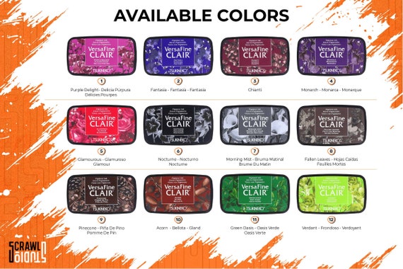 Tsukineko VersaFine Clair Ink Pad | Fine Detail, Fast Drying