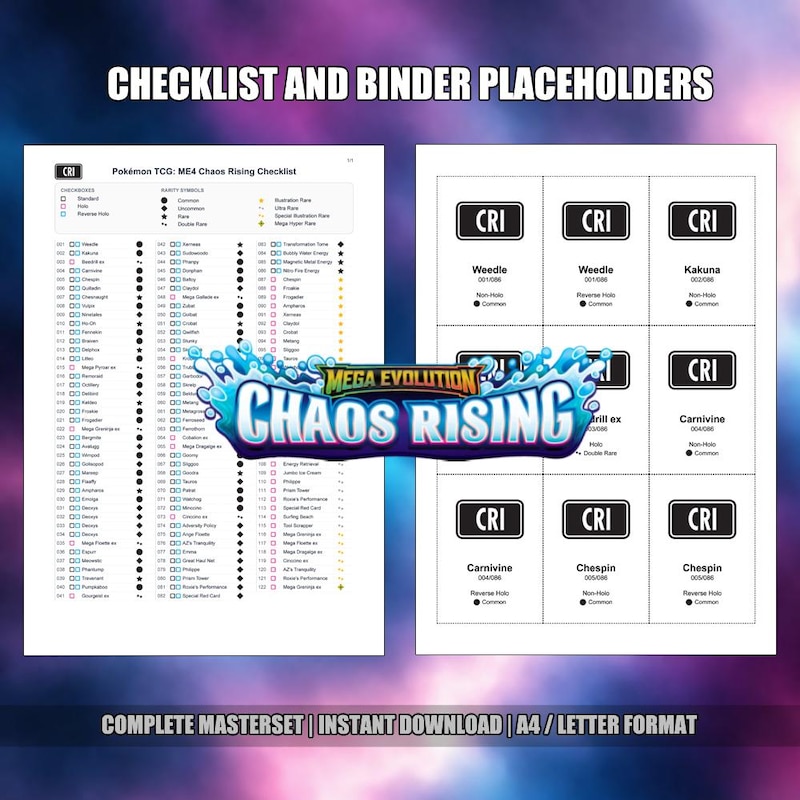 Chaos Rising Binder - Etsy