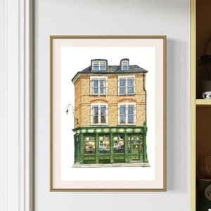 The Elm Park Tavern Pub Print Brixton Art Tulse Hill Pub Wall Decor New Home Gift Architecture Illustration London Art Giclee Print