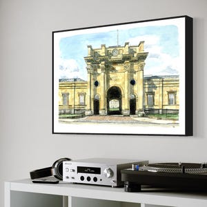 Oxford University Press Art Print Oxford Uni Art Gift New Home OUP Giclee Print Wall Decor Architectural Illustration Print
