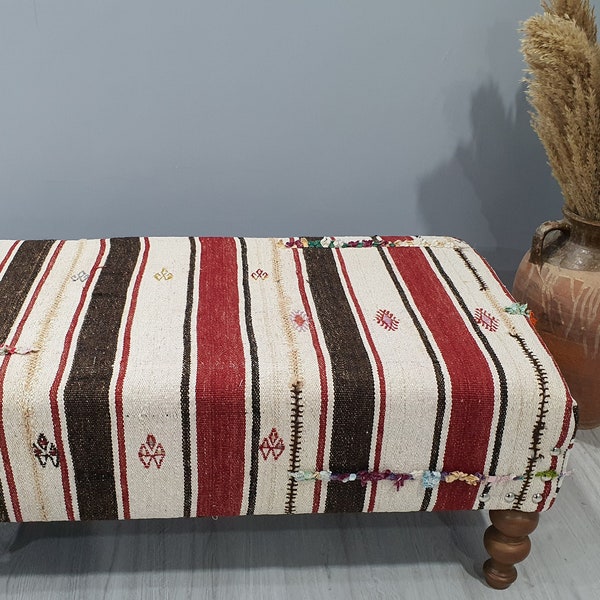 Kilim Ottoman Coffee Table Etsy