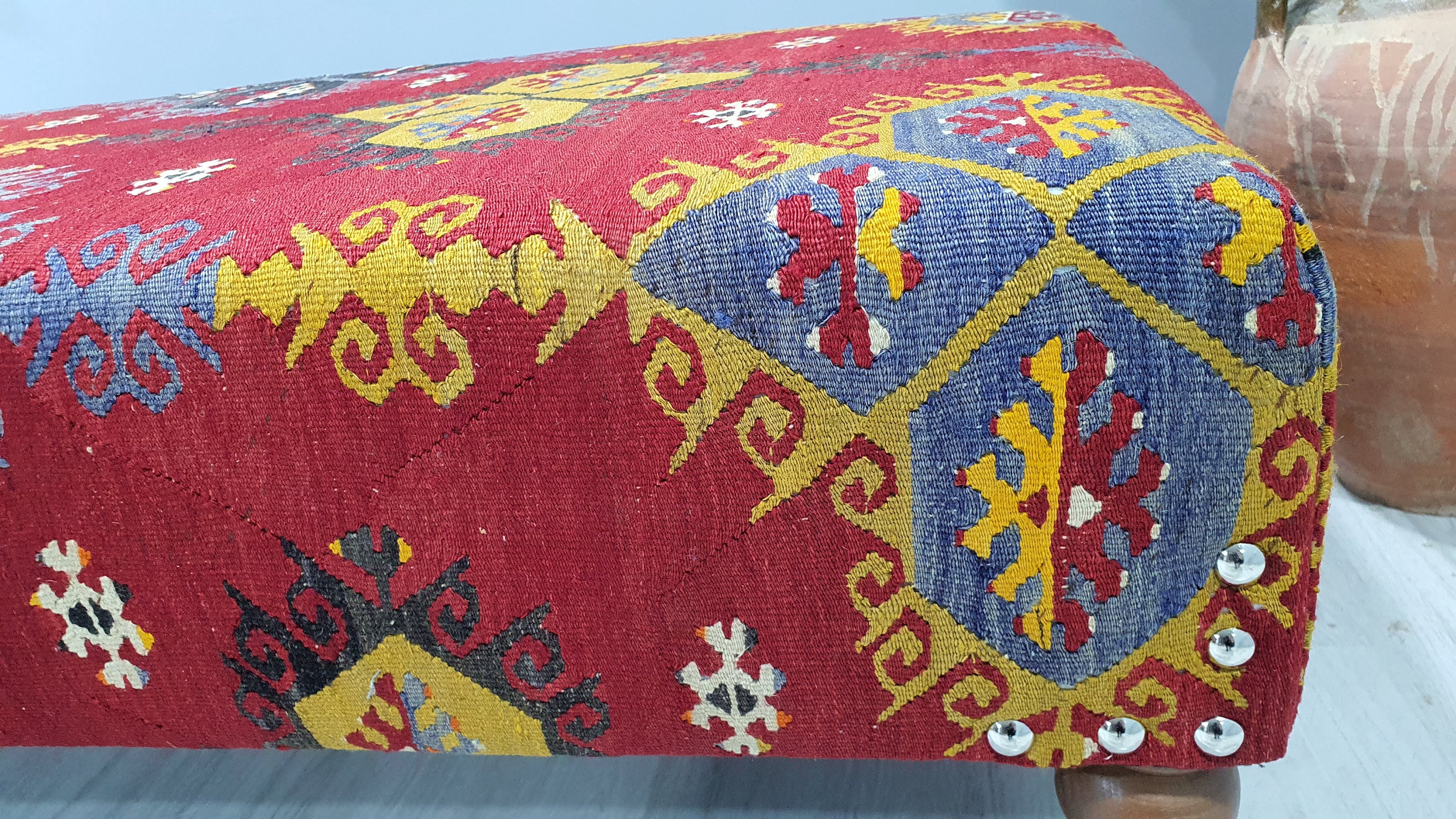 Kilim Ottoman Ottoman Coffee Table Kilim Bench Ottoman Etsy