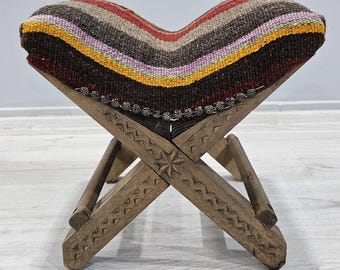 Rare Finds Antique Chair, One of a kind Handmade Stool