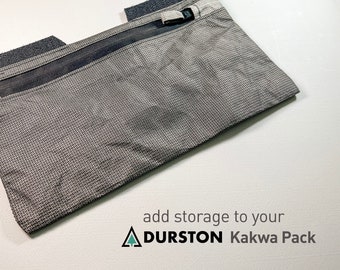 Pochette kangourou pour sacs Durston Kakwa, pochette durable et résistante à l'eau pour ranger son sac à dos, pour portefeuille, clés, médicaments, clés de voiture, allumettes Kakwa