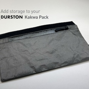 Bolsa tipo canguro para mochilas Durston Kakwa. Resistente al agua, ideal para guardar cartera, llaves, medicamentos, llaves del coche y cerillas.
