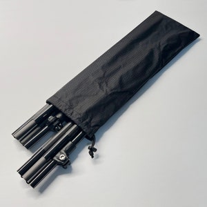 Tent Pole Bag, Fits Durston Z-Flick Tent Poles, Ripstop Silnylon Bag, Pole Protection, Water-resistant tent pole pouch