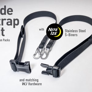 Side Strap Kits | Fits Durston Backpacks | Roll-top Conversion Kit