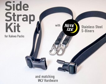 Kakwa 40L Side Strap Kit | Fits Durston Kakwa 40L Backpacks received before April 2024 | Roll-top Conversion Kit