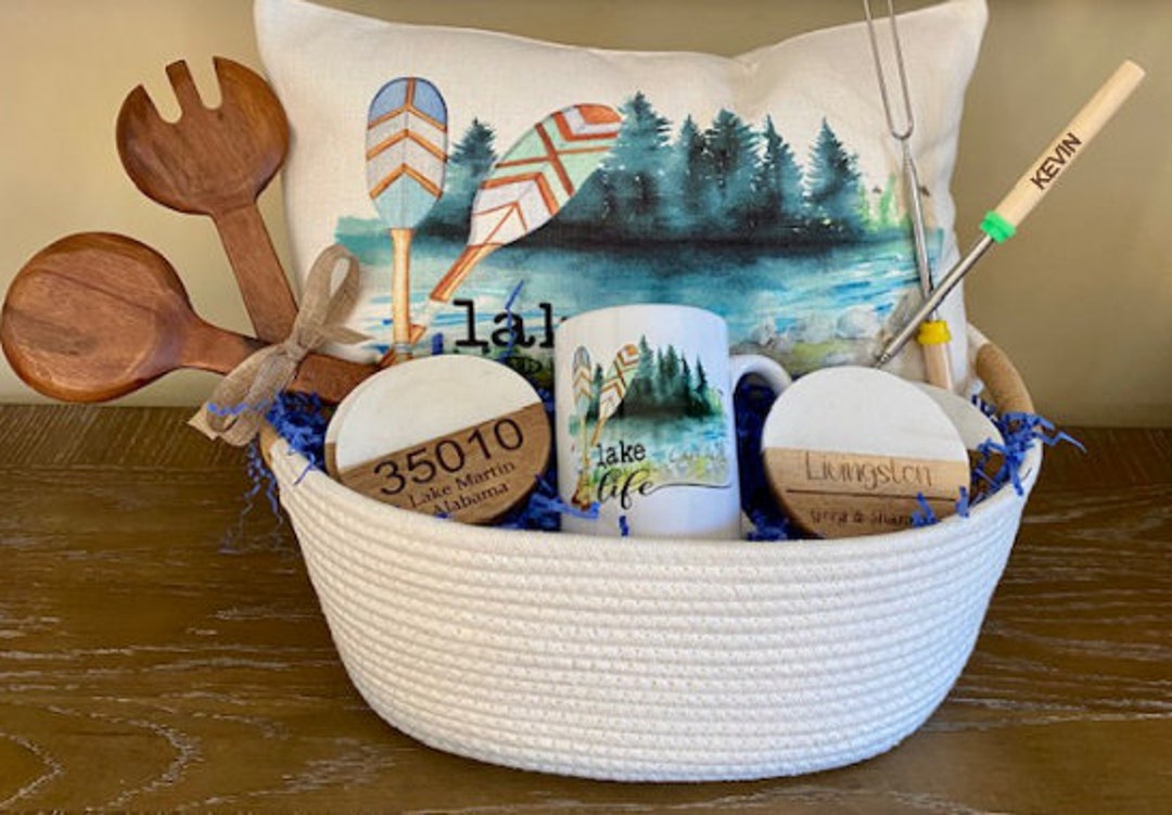 Lake House Gift Basket/lake House Gift/lake Basket Hostess Gift/realtor