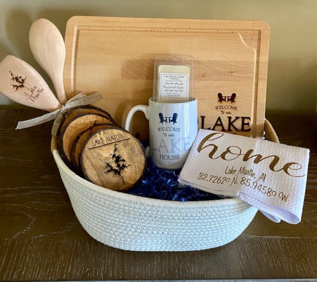Lake House Gift Basket/lake House Gift/lake Basket Hostess Gift/realtor