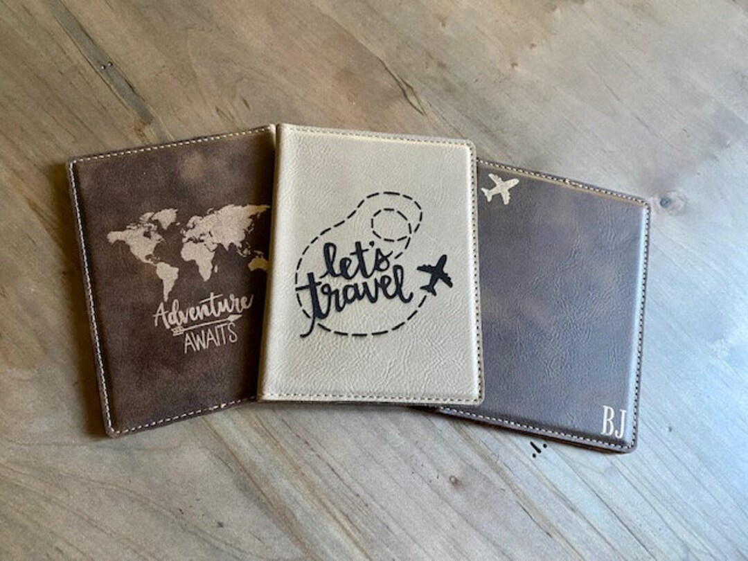 Custom Passport Holder and 2 Matching Luggage Tags Etsy