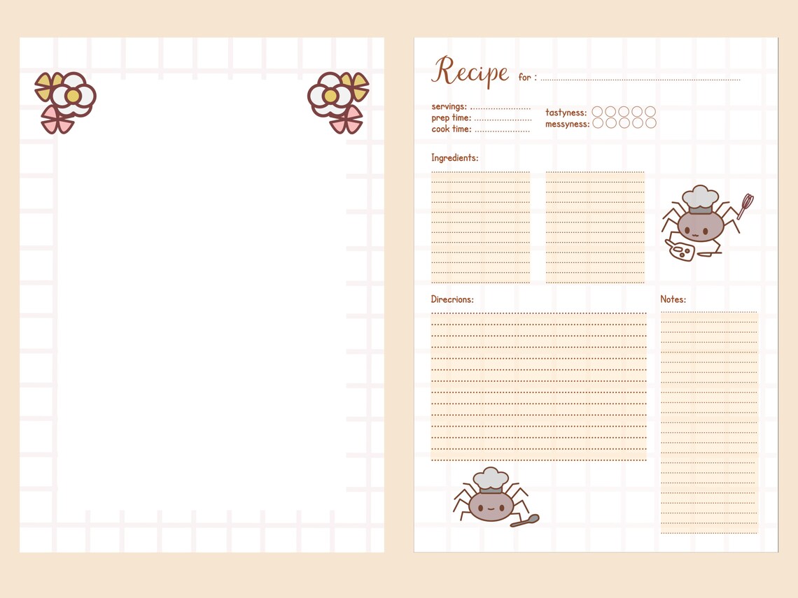 Cute Printable PDF Planner Bundle A4 and US Letter Size/ Plant Care ...