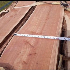 15"-16” wide live edge aromatic eastern red cedar planks boards for crafting woodworking planters etc