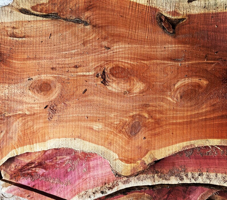 2021 Wide Live Edge Aromatic Eastern Red Cedar Planks Boards Etsy
