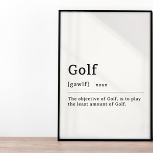 Golf  Quote Poster Print, Tiger Woods, Sport, Golf Quote,  Home Art, Funny Golf Poster, Quotes, Wall Art, Sport Art, Gift for Golf Fan