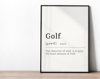 Golf  Quote Poster Print, Tiger Woods, Sport, Golf Quote,  Home Art, Funny Golf Poster, Quotes, Wall Art, Sport Art, Gift for Golf Fan